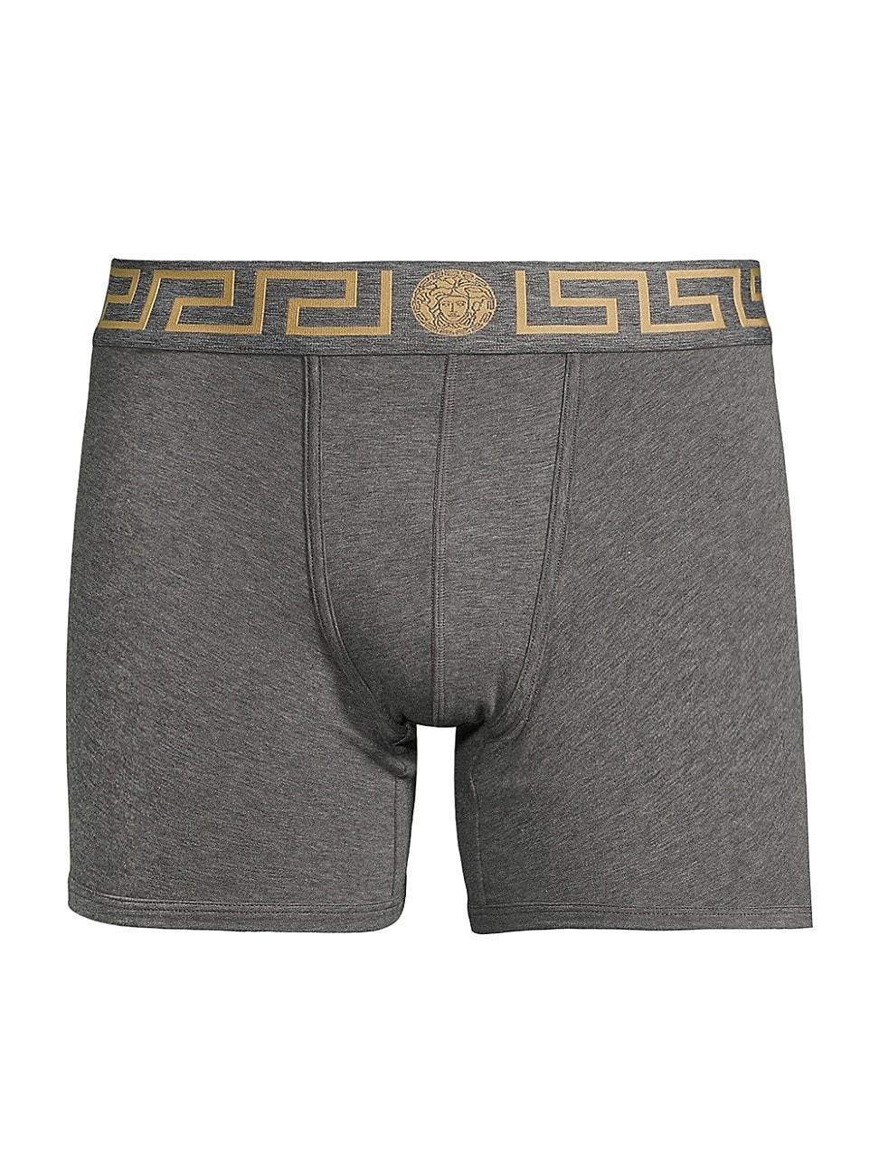 Versace Long Stretch Cotton Trunks Product Image