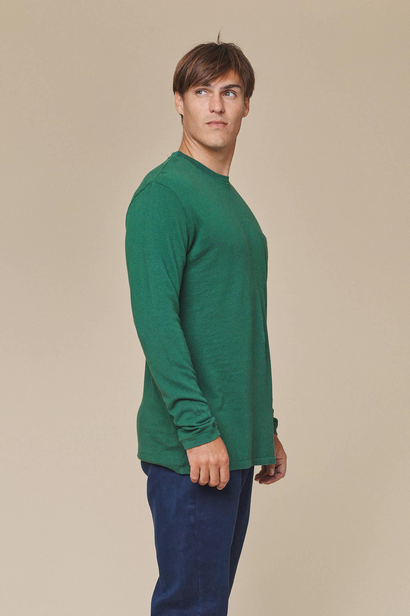 Baja Long Sleeve Pocket Tee Male Product Image