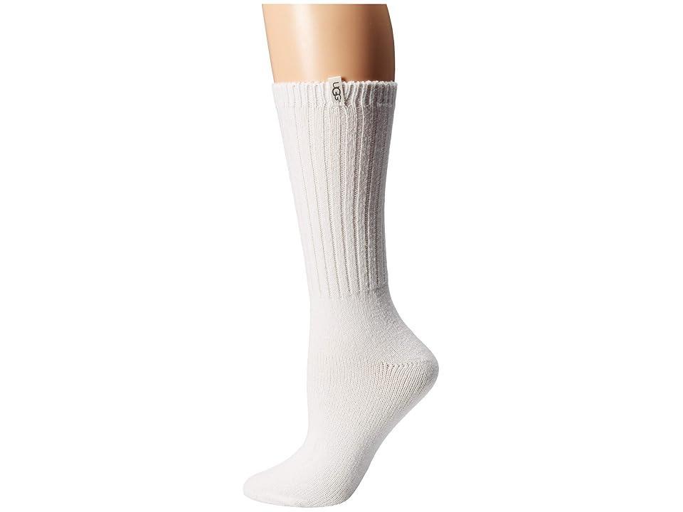 UGG Rib Knit Slouchy Crew Socks Women's Crew Cut Socks Shoes Product Image