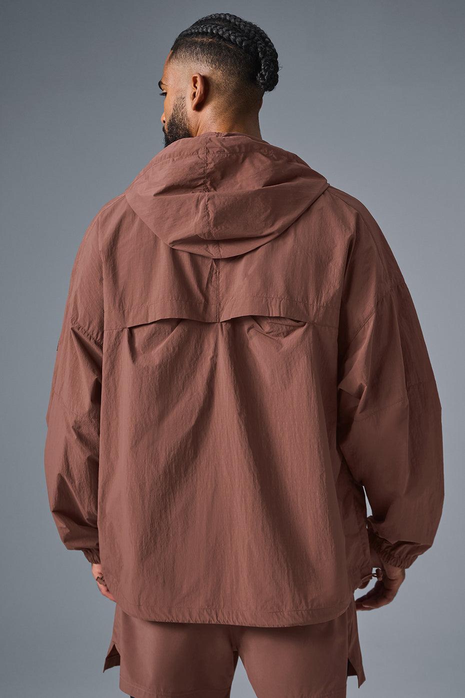 Vantage Nylon Ripstop Track Jacket - Chestnut Male Product Image