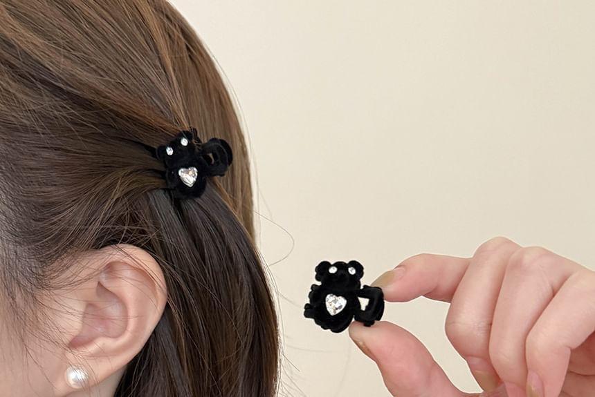 CZ Bear Hair Clip Product Image