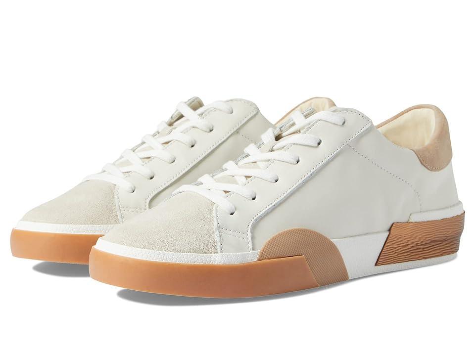 Zina Sneaker In White/tan Leather Product Image