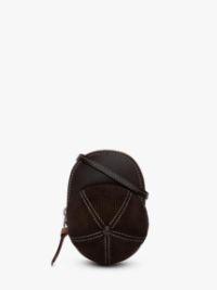 MEDIUM CAP BAG - CORDUROY CROSSBODY BAG in brown | JW Anderson US  Product Image