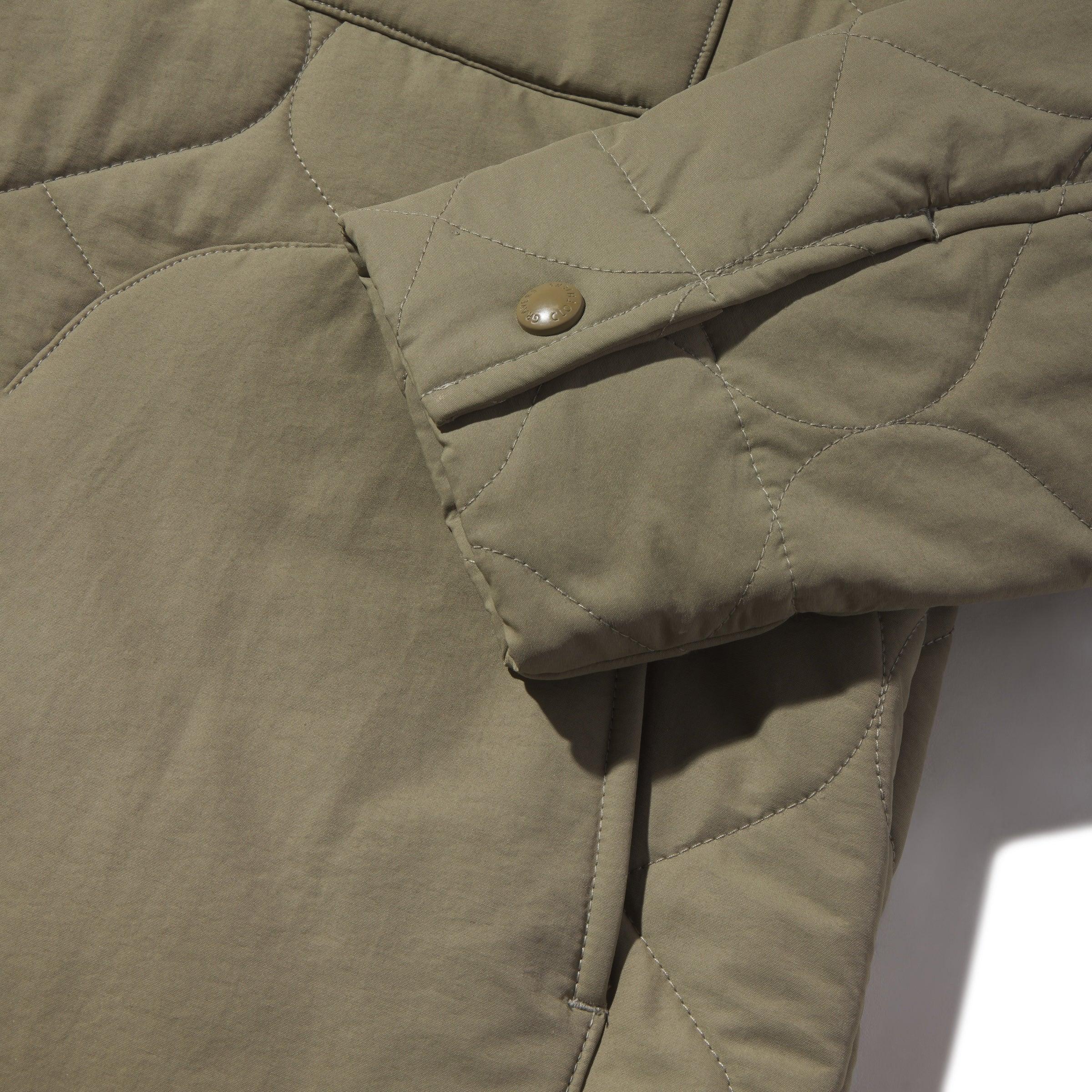 New Daines Quilted Bomber - Dusty Olive Product Image