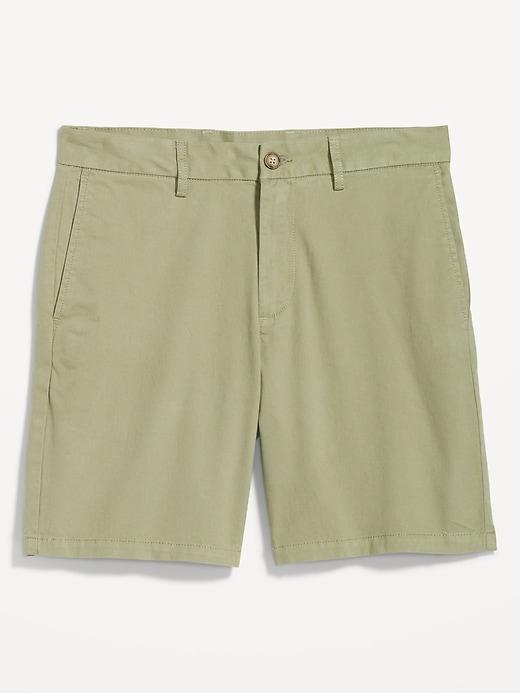 Slim Built-In Flex Rotation Chino Shorts -- 8-inch inseam Product Image