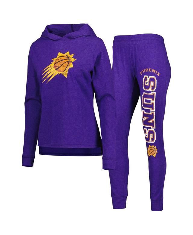 Womens Concepts Sport Heather Purple Phoenix Suns Team Hoodie & Pants Sleep Set Product Image