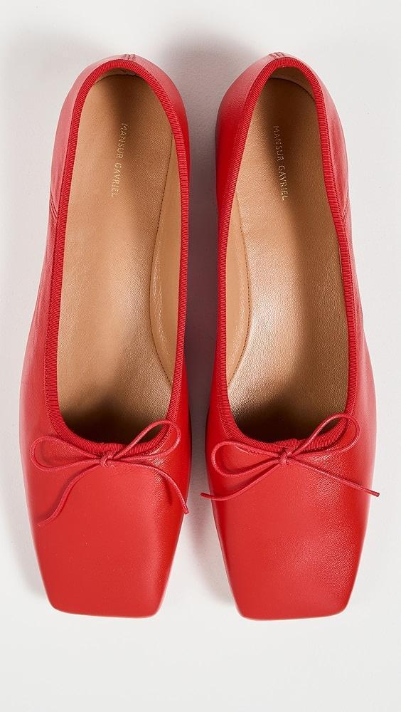 Mansur Gavriel Square Toe Ballerina Flats | Shopbop Product Image