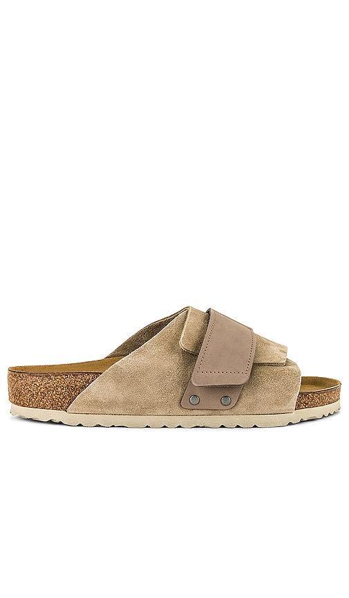 Birkenstock Mens Kyoto Nubuck Suede Leather Slide Sandals from Finish Line Product Image