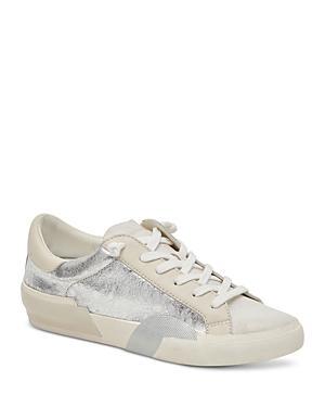 Zina Sneaker In White/tan Leather Product Image