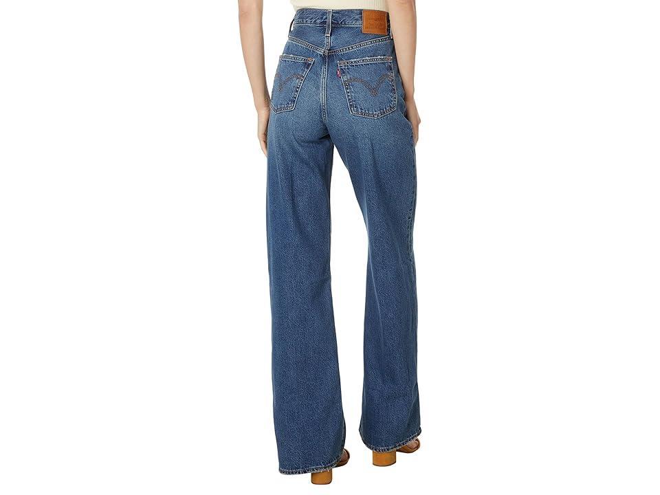 Levi's(r) Premium Ribcage Wide Leg Jeans (Polar Perimiter) Women's Jeans Product Image