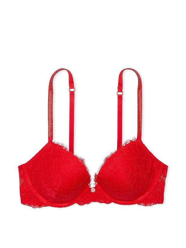 Twinkle Strap Lace Push-Up Bra Product Image