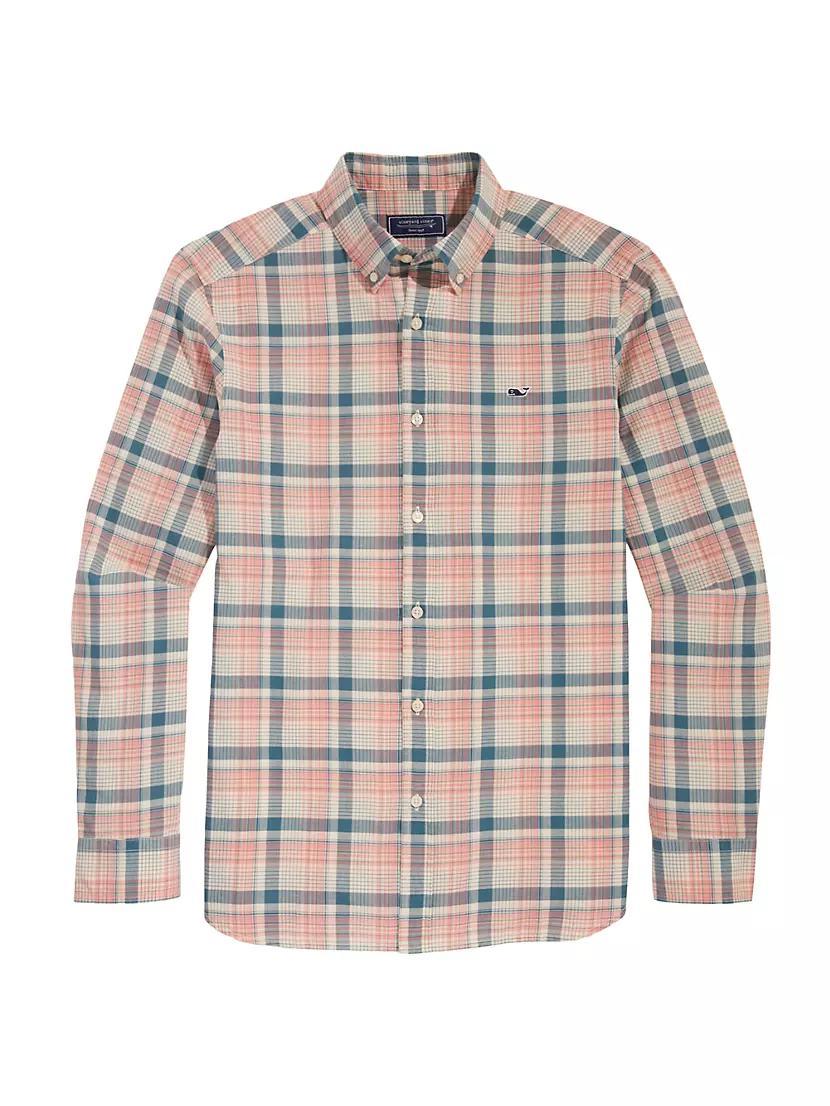 Plaid Madras Cotton Shirt Product Image