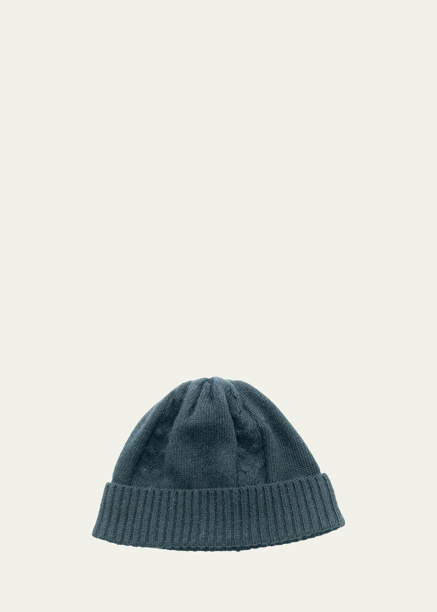 Mens Cable-Knit Beanie Hat product image