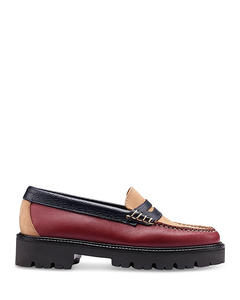 G. h. Bass Originals Womens Whitney Tricolor Super Lug Weejuns Loafers Product Image