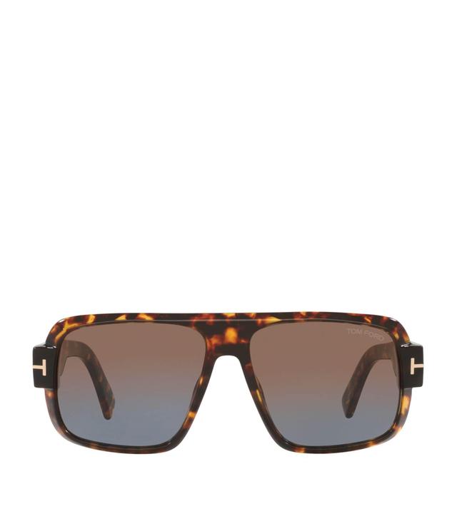 TOM FORD Pilot-frame Glasses In Brown Product Image