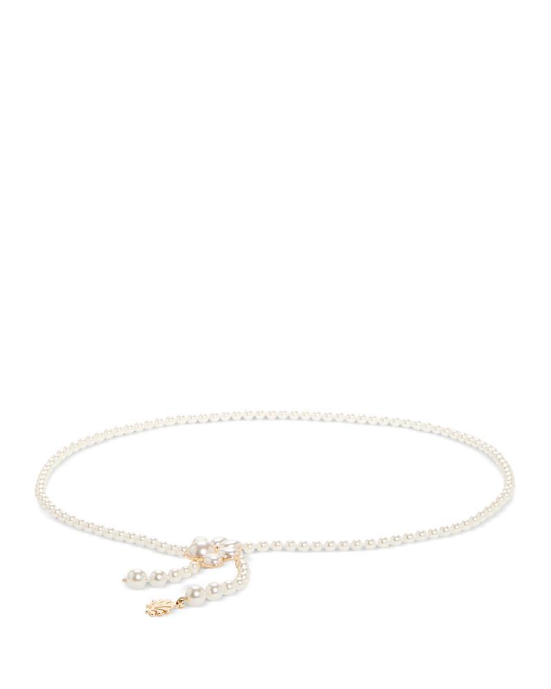 Lele Sadoughi Womens Eloise Faux Pearl Belt Product Image