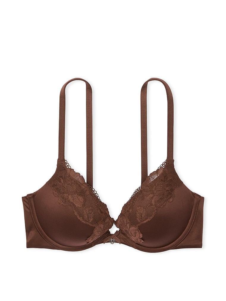 Lace-Trim Push-Up Bra Product Image