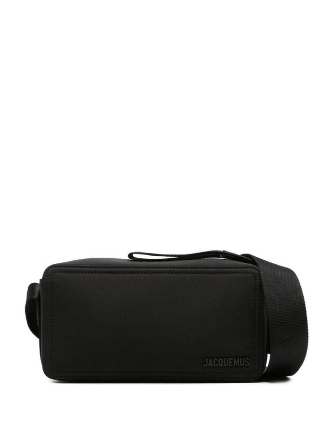 JACQUEMUS Le Cuerda Rectangle Messenger Bag In Black Product Image