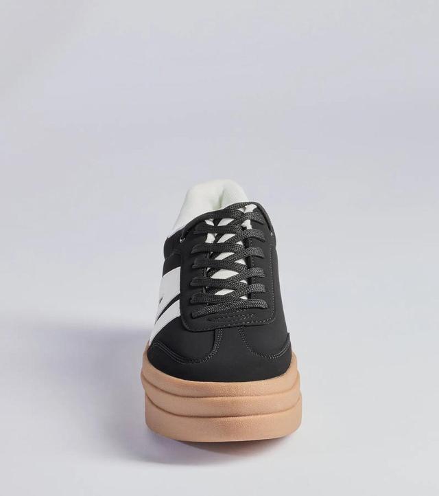 Instant Fave Faux Suede Platform Sneakers Product Image