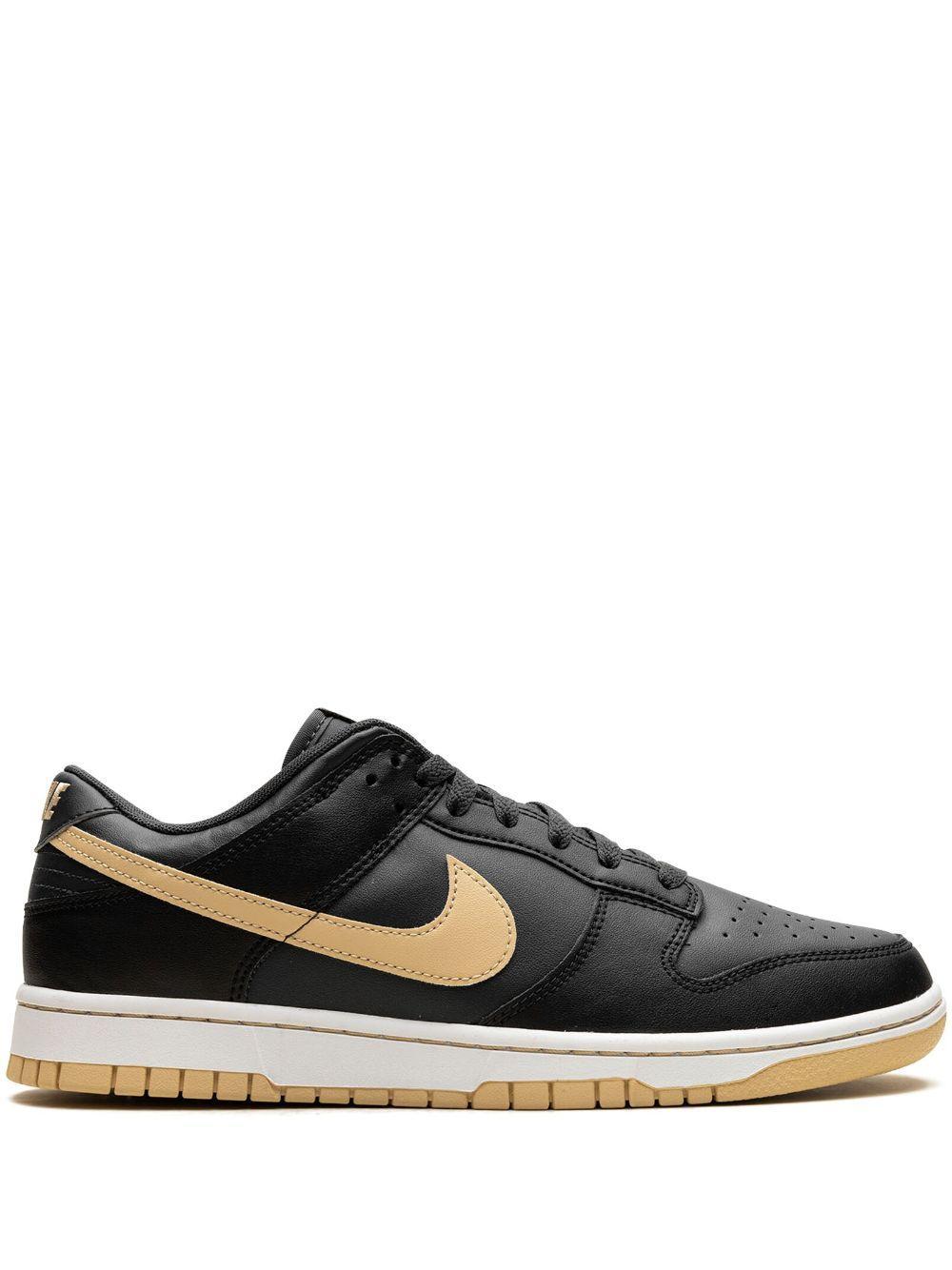 Dunk Low Retro "sesame" Sneakers In Black Product Image