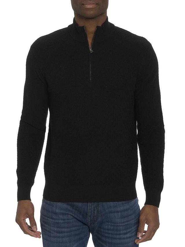 Mens Reisman Jacquard Sweater Product Image