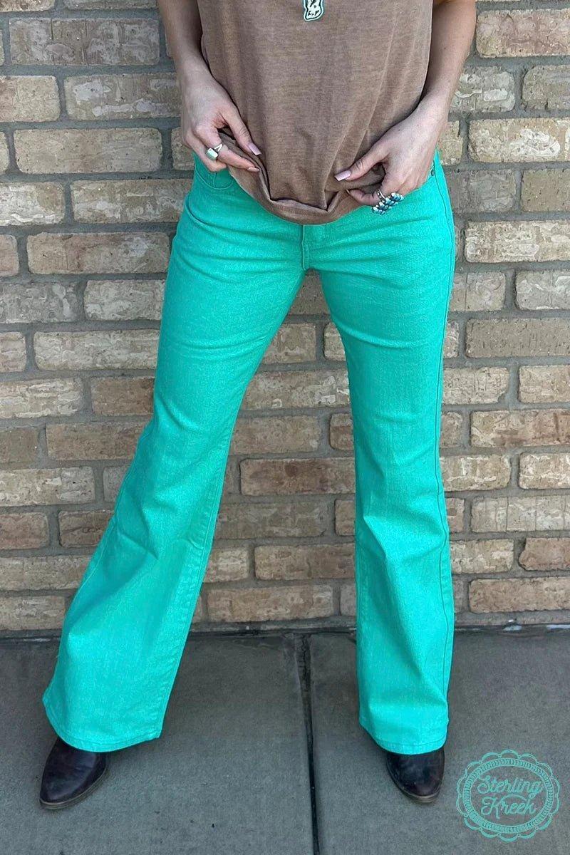 Walking West Denim Turquoise Product Image