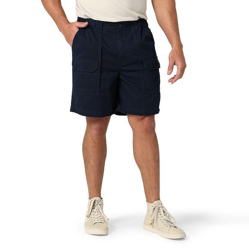 Mens Lee Side Elastic 7.5 Cargo Short Rivet Blue Product Image