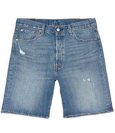 Levis 501 Original Fit 9 Inseam Stretch Jean Shorts Product Image