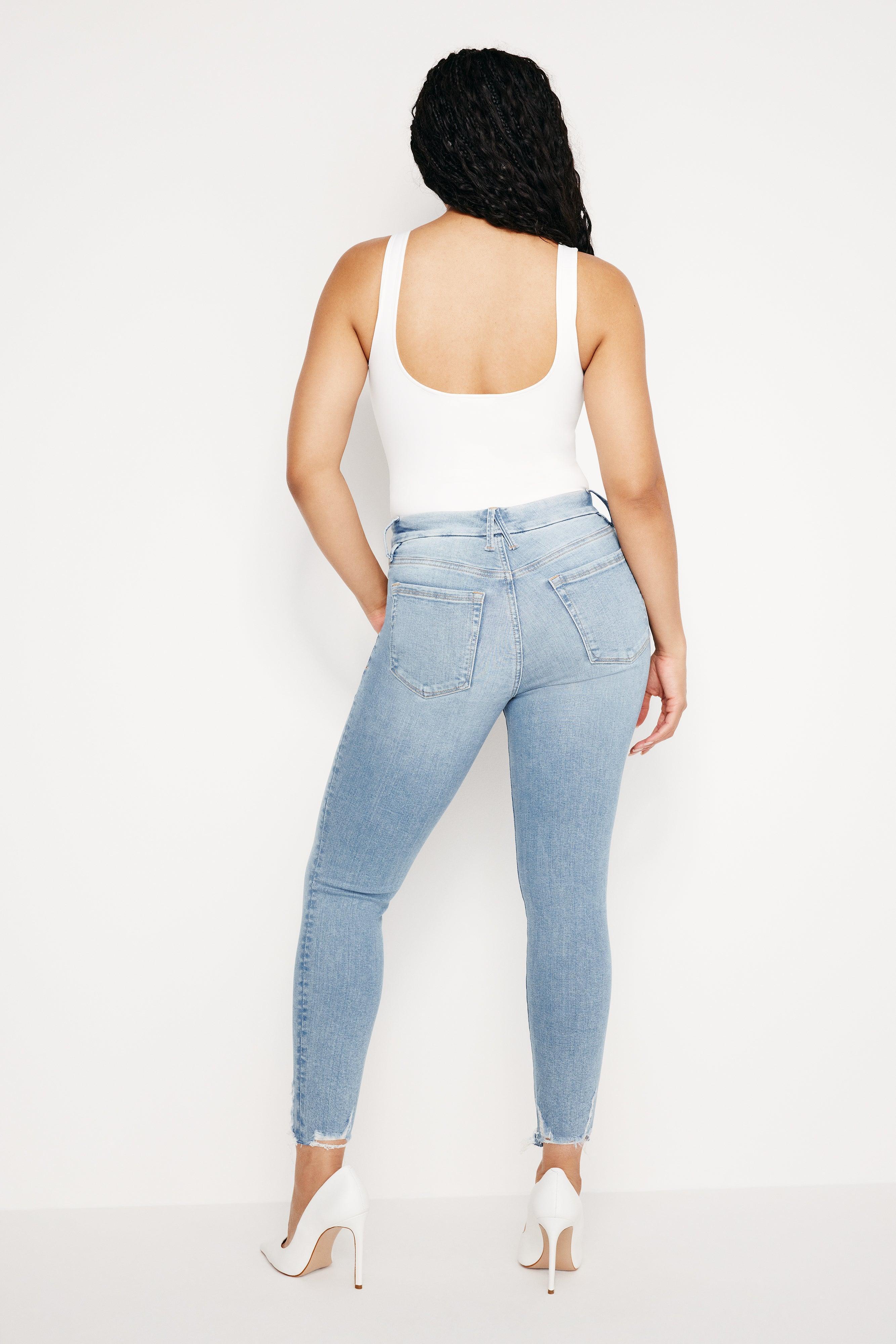 ALWAYS FITS GOOD LEGS SKINNY CROPPED JEANS | INDIGO652 Product Image