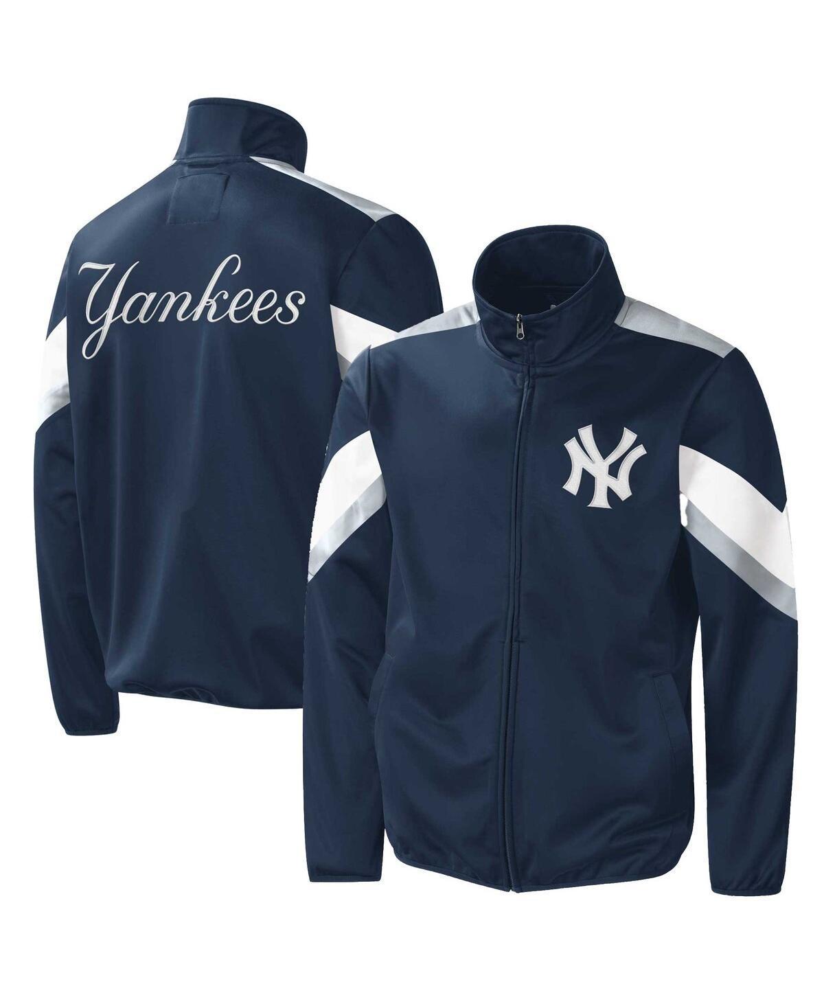 Mens G-III Sports by Carl Banks New York Yankees Earned Run Full-Zip Jacket Blue Product Image