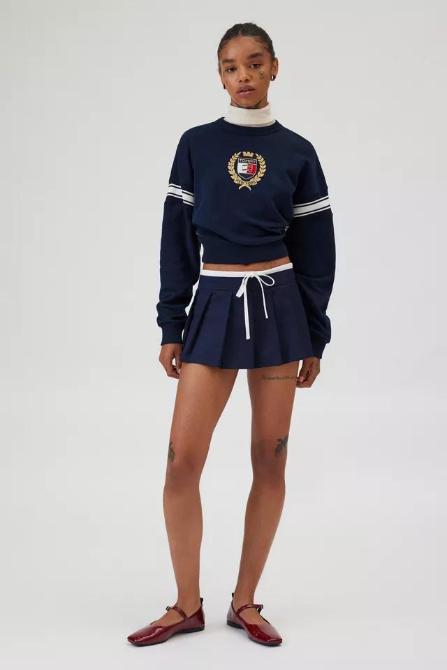 Tommy Jeans New York Crest Boxy Crewneck Pullover Product Image