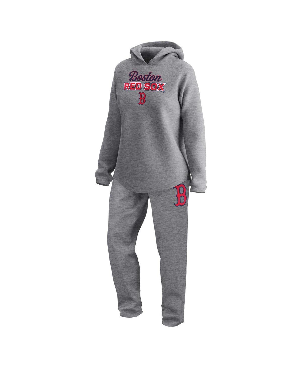 Womens Fanatics Gray Boston Red Sox Legacy Pullover Sweatshirt and Sweatpants Set Product Image