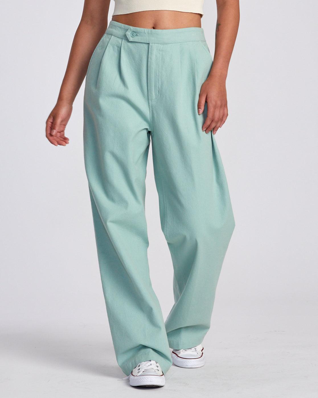 Hudson Wide Leg Pants - Green Haze Product Image