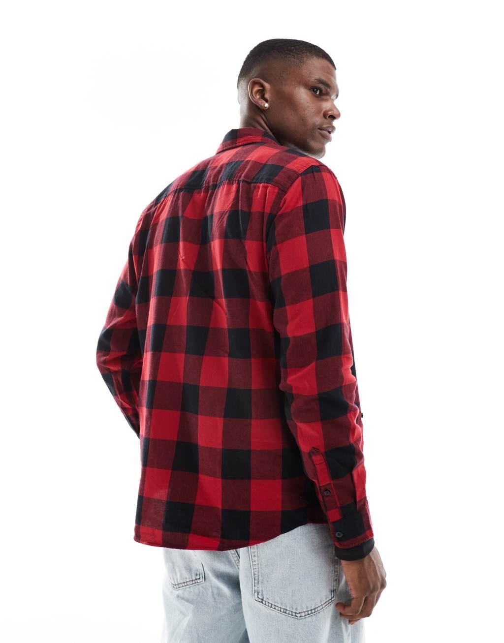 Jack & Jones Essentials buffalo check shirt Product Image