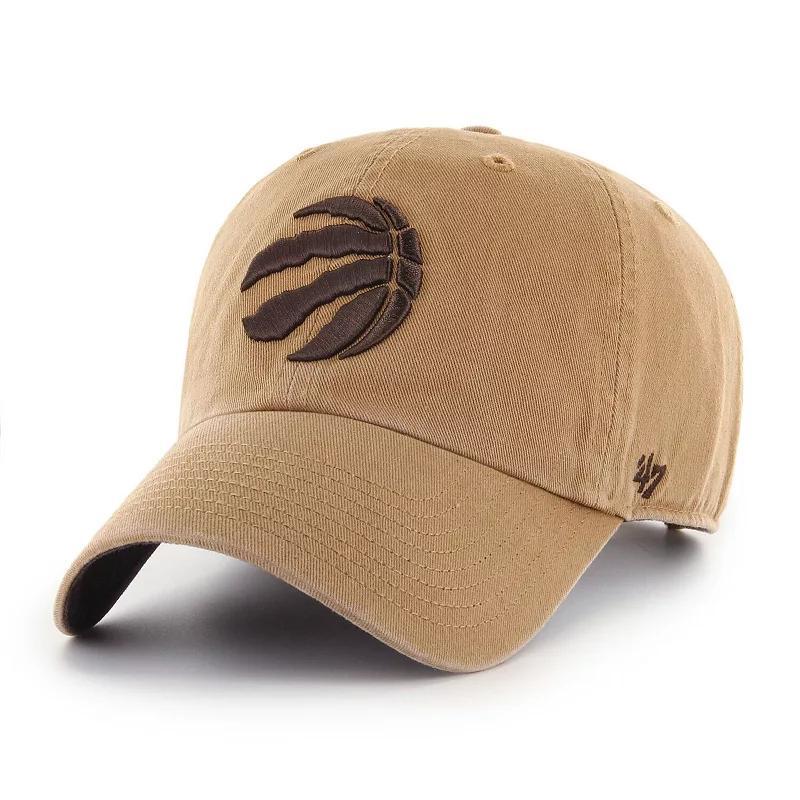 Mens 47 Tan Toronto Raptors Ballpark Clean Up Adjustable Hat Product Image