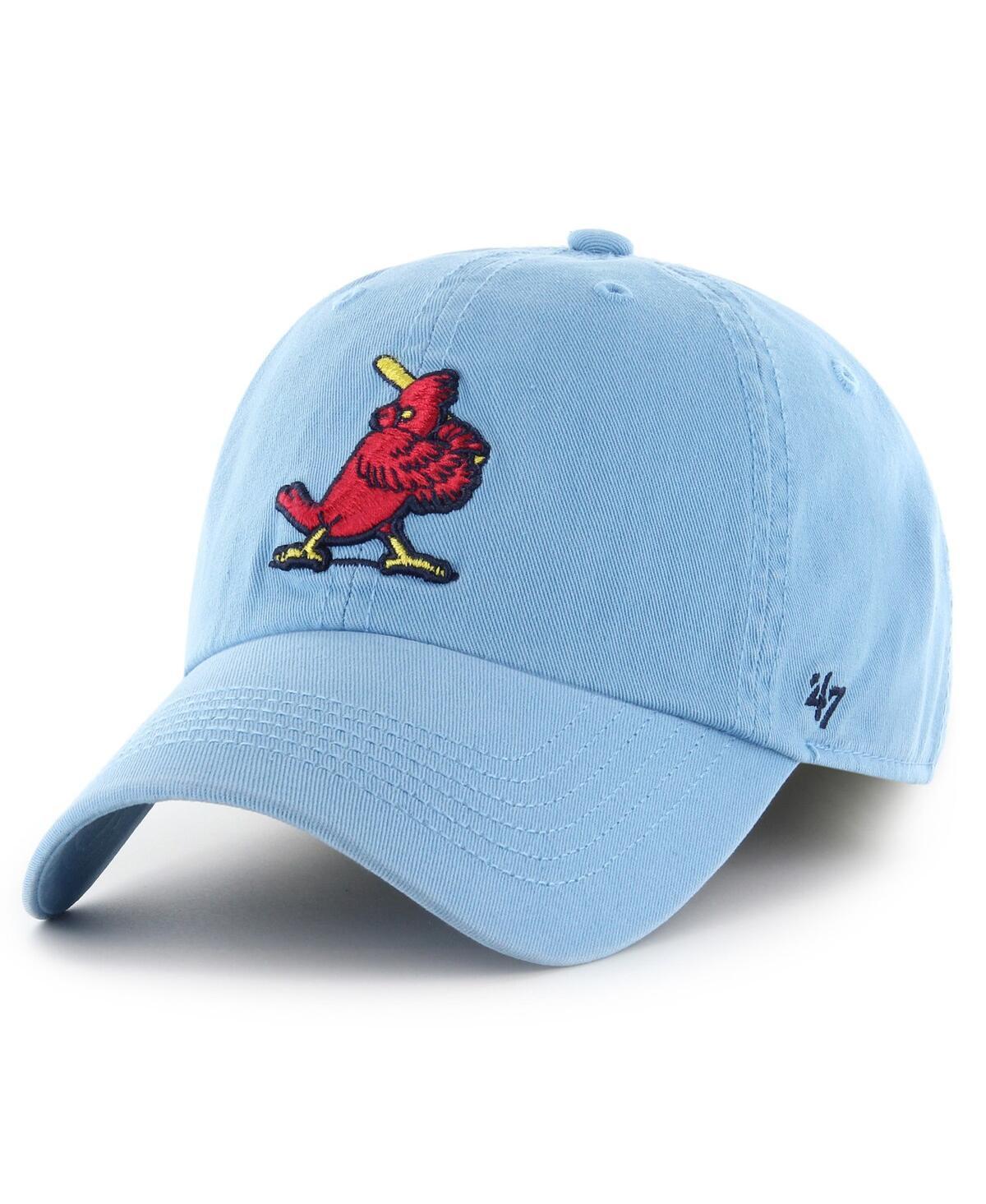 Mens 47 Brand Light Blue St. Louis Cardinals Cooperstown Collection Franchise Fitted Hat Product Image