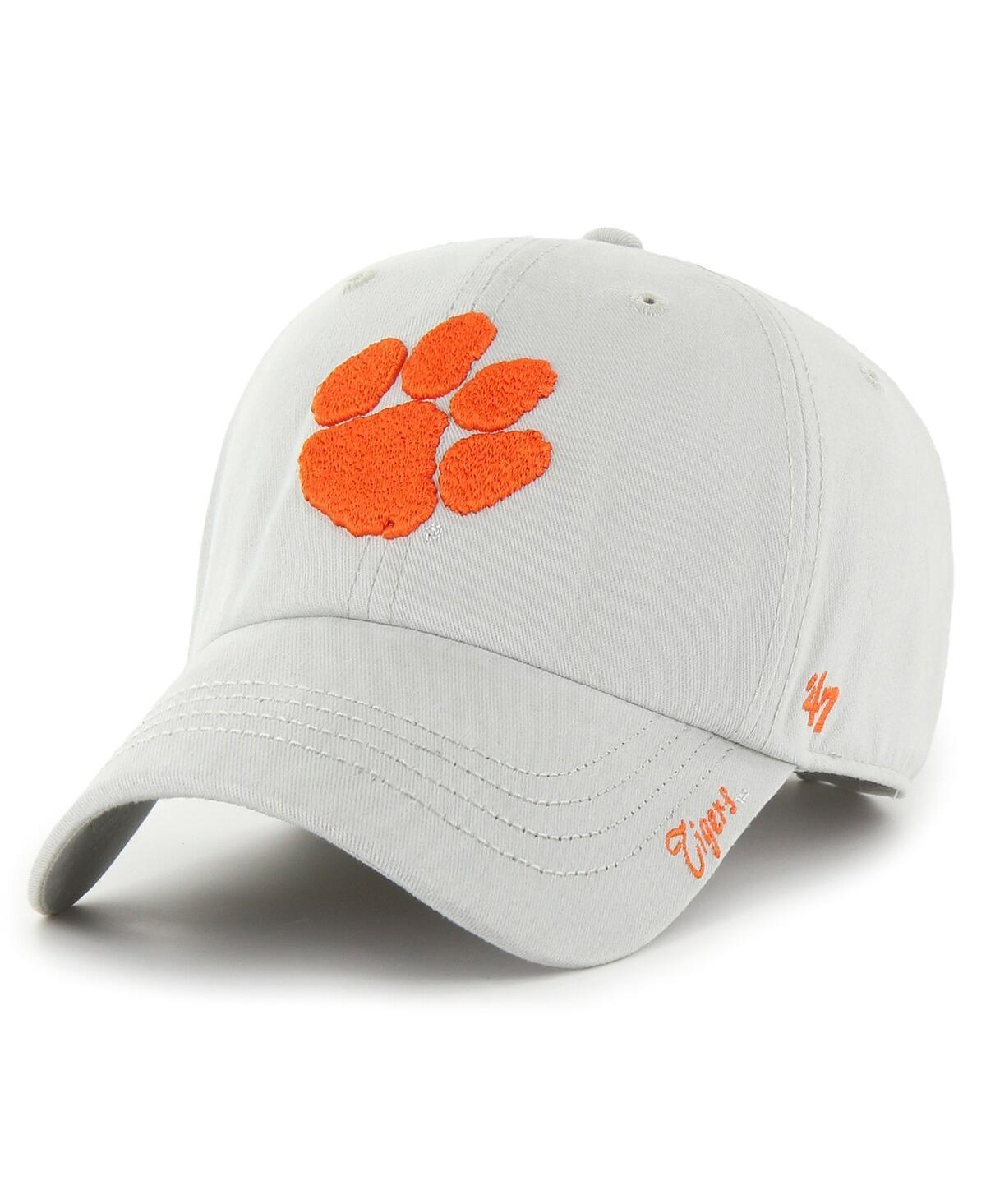 Womens 47 Gray Clemson Tigers Miata Clean Up Adjustable Hat Product Image