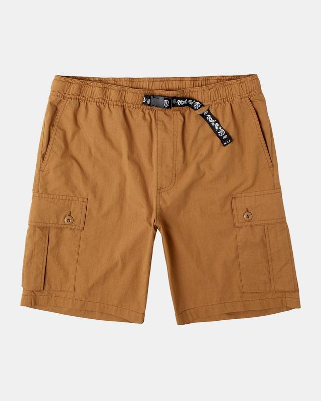 Civic Utility 18" Elastic Shorts - Camel Product Image