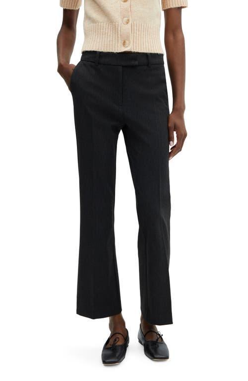 MANGO Crop Straight Leg Pants Product Image