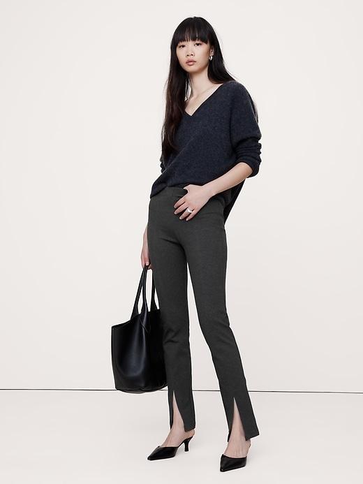 Split-Hem Skinny Everywhere Ponte Pant Product Image