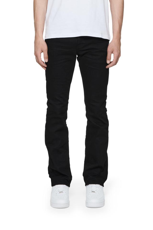 P004 Faded Black Flare Jeans Male Product Image