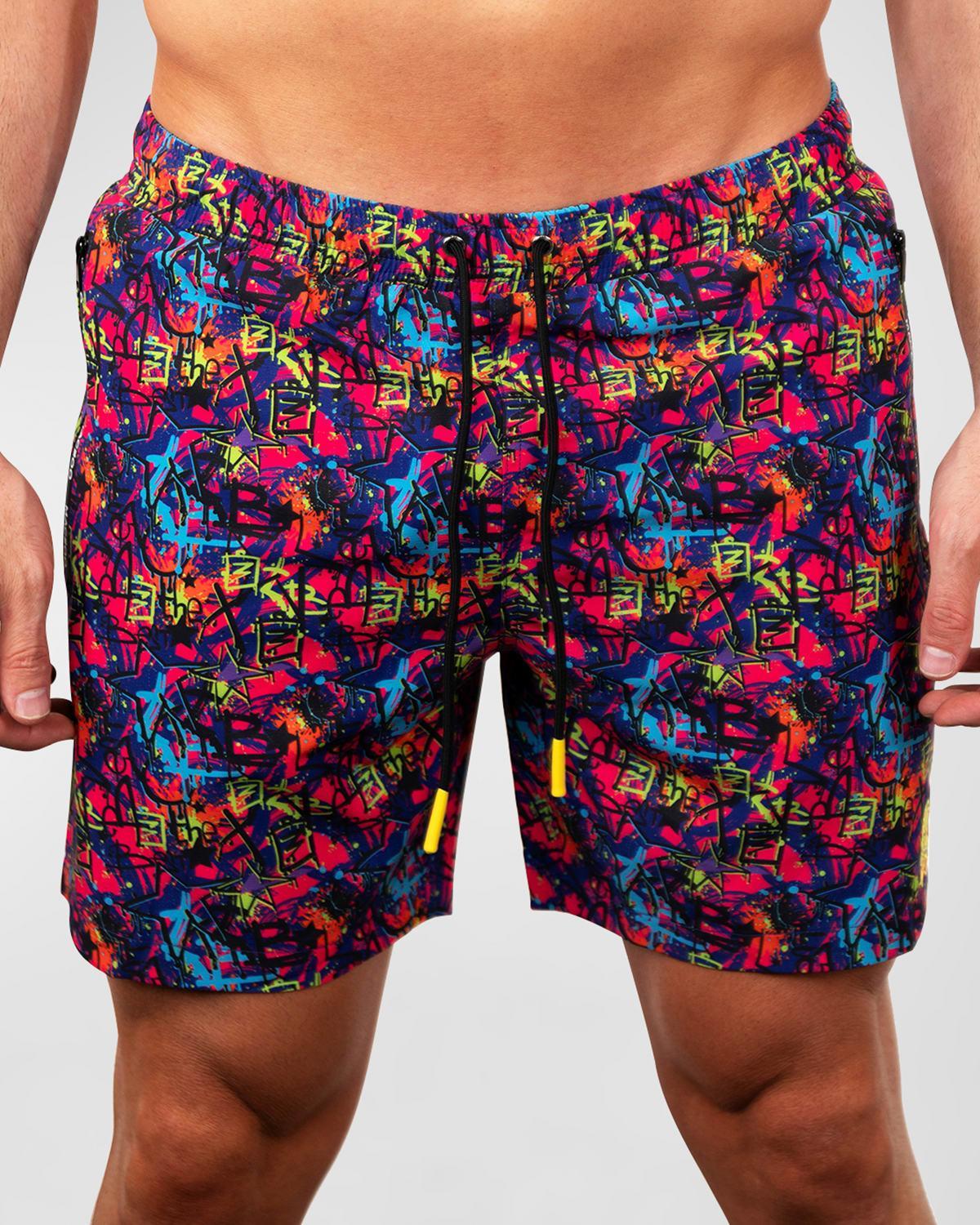 Mens Lion Swim Shorts Product Image