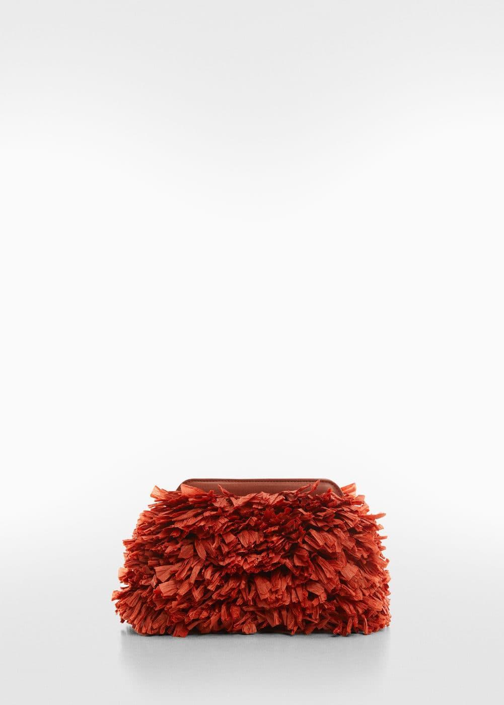 MANGO - Fringed clutch bag - One size - Women Product Image