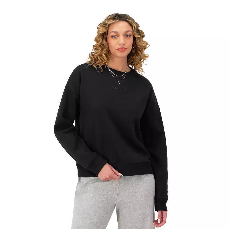 Champion Womens Powerblend Fleece Crewneck Sweatshirt Product Image