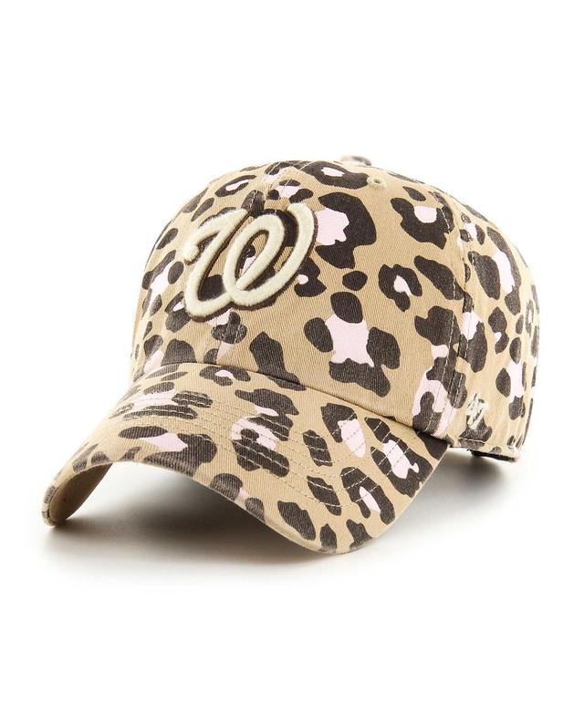 Womens 47 Khaki Washington Nationals Bagheera Clean Up Adjustable Hat Product Image