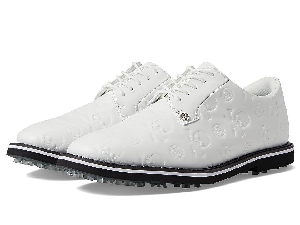 GFORE Men's Debossed Gallivanter Golf Shoes (Snow/Onyx 1) Men's Shoes Product Image