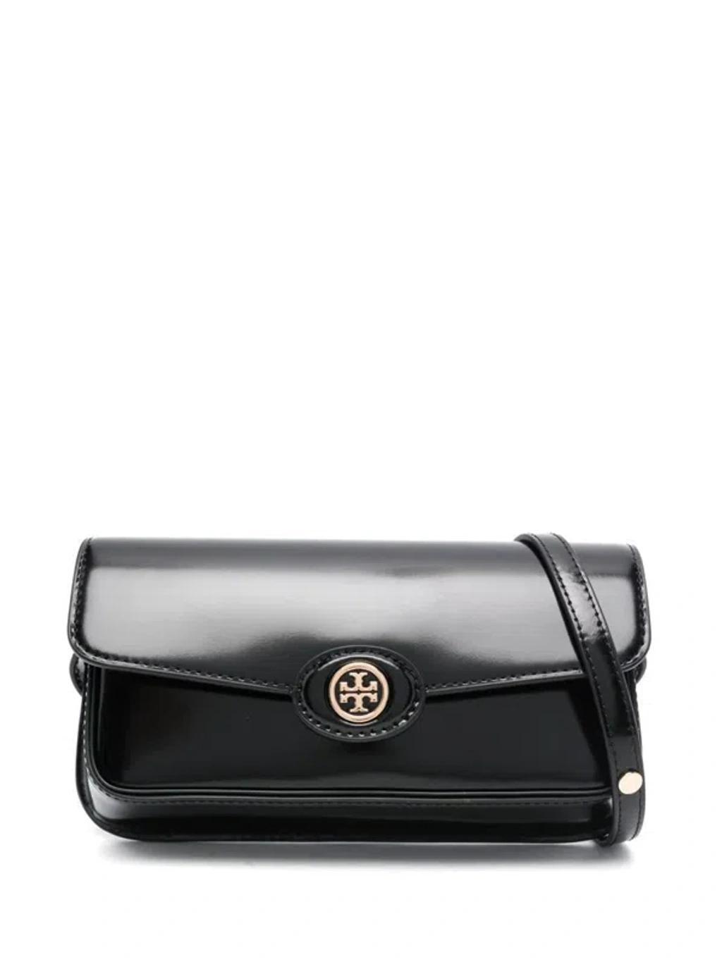 TORY BURCH Robinson Shoulder Bag In 001 - Black Product Image