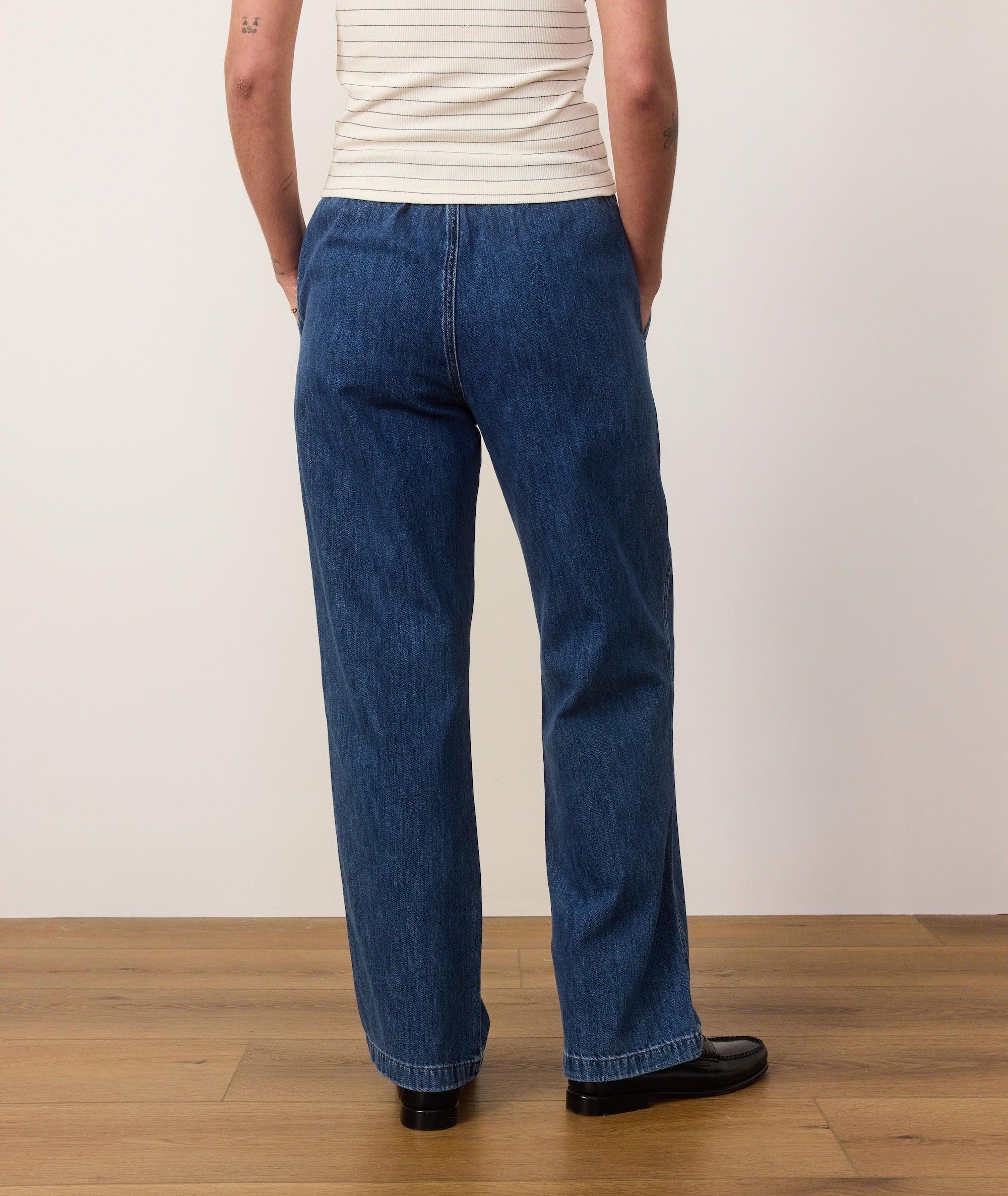 Drawstring Denim Pant Product Image