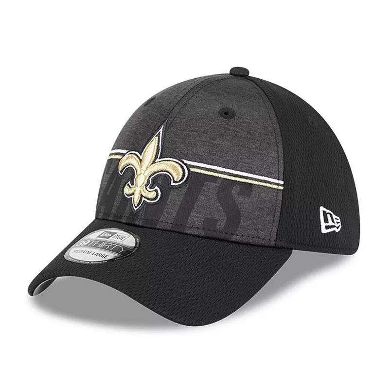 Mens New Era New Orleans Saints 2023 NFL Training Camp 39THIRTY Flex Fit Hat Product Image