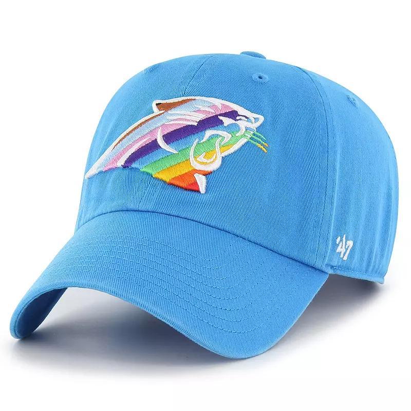 Mens 47 Carolina Panthers Pride Clean Up Adjustable Hat Product Image